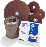 SAIT 50147 Fiber Discs - 2A AO Metal, 2a 9-1/8 x 5/8-11 120x saitlok