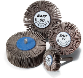 SAIT 70071 Aluminum Oxide2A Flap Wheels Metal, fw 2-1/2 x 1 x 1/4 80x