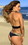 UjENA Q239 Oasis Beach Banded Thong Bikini