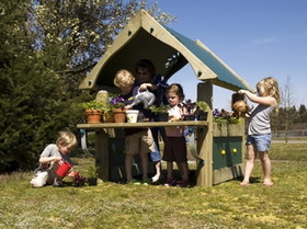UltraPLAY EC-023 Play Structures Green Thumb Potting Shed