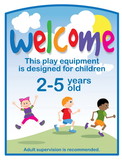 UltraPLAY UP104 Play Structures Welcome Sign (2-5 years)