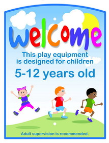 UltraPLAY UP105 Site Amenities Welcome Sign (5-12 years)