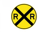 UltraPLAY UP127 Freestanding Railroad Crossing Sign