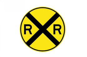 UltraPLAY UP127 Freestanding Railroad Crossing Sign