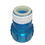 AQUA ULTRAVIOLET QUARTZ CAP W/ RING - CLEAR BLUE