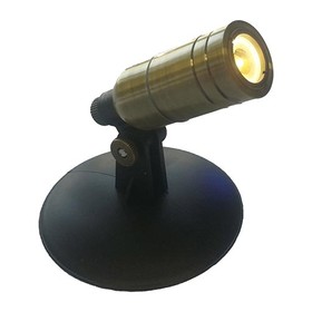 Anjon Manufacturing 1 Watt Small Brass LED Light - MS1W