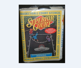Ursa Major Superior Court Stencil 13 x 21 Foot Regulation Basketball Court