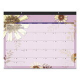 At-A-Glance 5035 Paper Flowers Desk Pad, 22 x 17, 2022