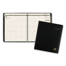 AT-A-GLANCE 70260G0509 Recycled Monthly Planner, 11 x 9, Black, 2022