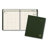AT-A-GLANCE 70260G6009 Recycled Monthly Planner, 11 x 9, Green, 2022-2023