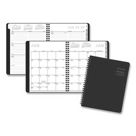 AT-A-GLANCE AAG7054XL05 Contemporary Lite Weekly/Monthly Planner, 8.75 x 7, Black Simulated Leather Cover, 12-Month (Jan to Dec): 2025
