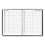 AT-A-GLANCE AAG7082205 Four-Person Group Daily Appointment Book, 11 x 8, Black Cover, 12-Month (Jan to Dec): 2025, Price/EA