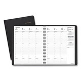 AT-A-GLANCE 70-865-05 Weekly Appointment Book Ruled, Hourly Appts, 8.75 x 7, Black, 2022-2023
