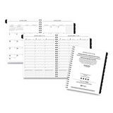 AT-A-GLANCE AAG7091110 Executive Weekly/Monthly Planner Refill with 15-Minute Appointments, 11 x 8.25, White Sheets, 12-Month (Jan to Dec): 2025