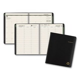 At-A-Glance AAG70951G05 Recycled Weekly Vertical-Column Format Appointment Book, 8.75 x 7, Black Cover, 12-Month (Jan to Dec): 2025
