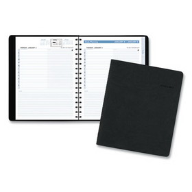 AT-A-GLANCE 70-EP03-05 The Action Planner Daily Appointment Book, 8.75 x 6.5, Black, 2022