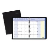 AT-A-GLANCE 76-08-05 QuickNotes Monthly Planner, 8.75 x 7, Black, 2022