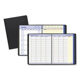 AT-A-GLANCE 76-950-05 QuickNotes Weekly/Monthly Appointment Book, 11 x 8.25, Black, 2022