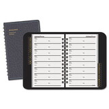 AT-A-GLANCE AAG8001105 Telephone/address Book, 4-7/8 X 8, Black