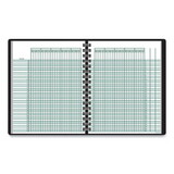 AT-A-GLANCE AAG8015005 Undated Class Record Book, 10 7/8 X 8 1/4, Black