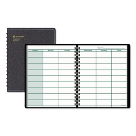 AT-A-GLANCE AAG8015505 Undated Teacher's Planner, 10 7/8 X 8 1/4, Black