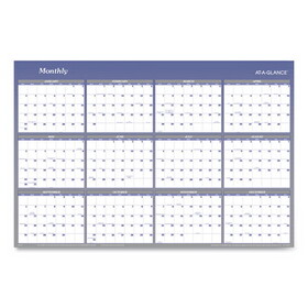 AT-A-GLANCE AAGA1152 Vertical/Horizontal Erasable Quarterly/Monthly Wall Planner, 32 x 48, 12-Month (Jan to Dec): 2025