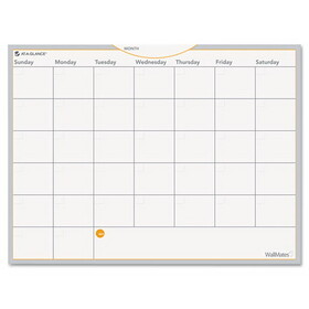 At-A-Glance AW502028 WallMates Self-Adhesive Dry Erase Monthly Planning Surface, 24 x 18