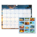 At-A-Glance DMWTE8-28 Tropical Escape Wall Calendar, 15 x 12, 2023
