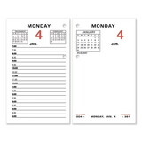 AT-A-GLANCE AAGE01750 Two-Color Desk Calendar Refill, 3.5 x 6, White Sheets, 12-Month (Jan to Dec): 2025