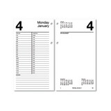 AT-A-GLANCE AAGE21050 Large Desk Calendar Refill, 4.5 x 8, White Sheets, 12-Month (Jan to Dec): 2025