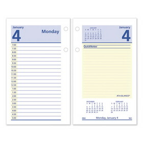 AT-A-GLANCE E517-50 QuickNotes Desk Calendar Refill, 3.5 x 6, 2023