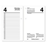 AT-A-GLANCE AAGE717R50 Desk Calendar Recycled Refill, 3.5 x 6, White Sheets, 12-Month (Jan to Dec): 2025