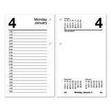 AT-A-GLANCE AAGE717T50 Desk Calendar Refill with Tabs, 3.5 x 6, White Sheets, 12-Month (Jan to Dec): 2025