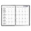 AT-A-GLANCE 11G470H0006 Hard-Cover Monthly Planner, 11.78 x 5, Black, 2020-2022, Price/EA