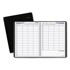 AT-A-GLANCE AAGG56000 DayMinder Four-Person Group Daily Appointment Book, 11 x 8, Black Cover, 12-Month (Jan to Dec): 2025