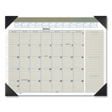 AT-A-GLANCE AAGHT1500 Executive Monthly Desk Pad Calendar, 22 x 17, White Sheets, Black Corners, 12-Month (Jan to Dec): 2025