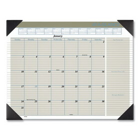 AT-A-GLANCE HT1500 Executive Monthly Desk Pad Calendar, 22 x 17, Buff, 2023