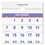 AT-A-GLANCE PM11-28 Vertical-Format Three-Month Reference Wall Calendar, 12 x 27, 2023, Price/EA