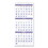 AT-A-GLANCE PM11-28 Vertical-Format Three-Month Reference Wall Calendar, 12 x 27, 2023, Price/EA