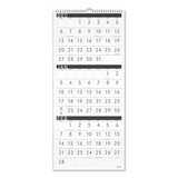 AT-A-GLANCE AAGPM11X28 Three-Month Reference Wall Calendar, Contemporary Artwork/Formatting, 12 x 27, White Sheets, 15-Month: Dec 2024 to Feb 2026