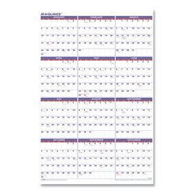 AT-A-GLANCE PM12-28 Yearly Wall Calendar, 24 x 36, 2022