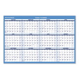 AT-A-GLANCE PM200-28 Horizontal Erasable Wall Planner, 36 x 24, Blue/White, 2022