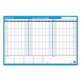 At-A-Glance AAGPM23928 90/120-Day Undated Horizontal Erasable Wall Planner, 36 x 24, White/Blue Sheets, Undated