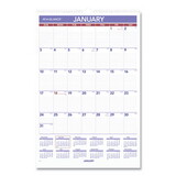 AT-A-GLANCE PM3-28 Monthly Wall Calendar with Ruled Daily Blocks, 15.5 x 22.75, White, 2023