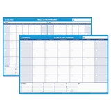 At-A-Glance PM333-28 30/60-Day Undated Horizontal Erasable Wall Planner, 48 x 32, White/Blue,