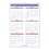 AT-A-GLANCE PM6-28 Three-Month Wall Calendar, 15.5 x 22.75, 2023, Price/EA