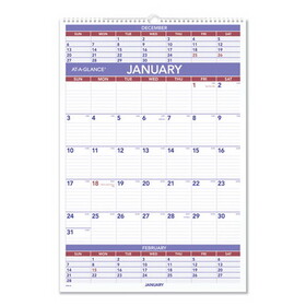 AT-A-GLANCE PM6-28 Three-Month Wall Calendar, 15.5 x 22.75, 2023