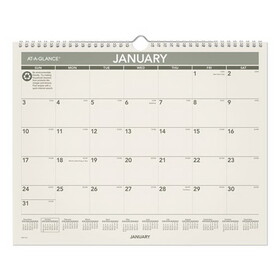 AT-A-GLANCE PMG772809 Recycled Wall Calendar, 15 x 12, 2023