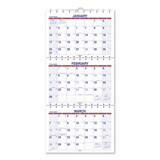 At-A-Glance PMLF1128 Move-A-Page Three-Month Wall Calendar, 12 x 27, Move-A-Page, 2023