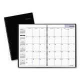 AT-A-GLANCE AAGSK200 DayMinder Monthly Planner, Ruled Blocks, 12 x 8, Black Cover, 14-Month: Dec 2024 to Jan 2026